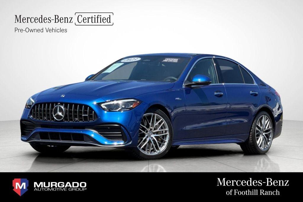 used 2023 Mercedes-Benz AMG C 43 car, priced at $49,892