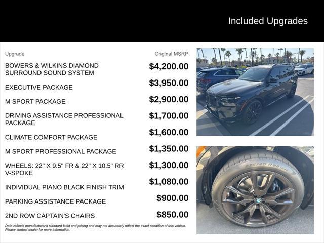 used 2023 BMW X7 car, priced at $69,894