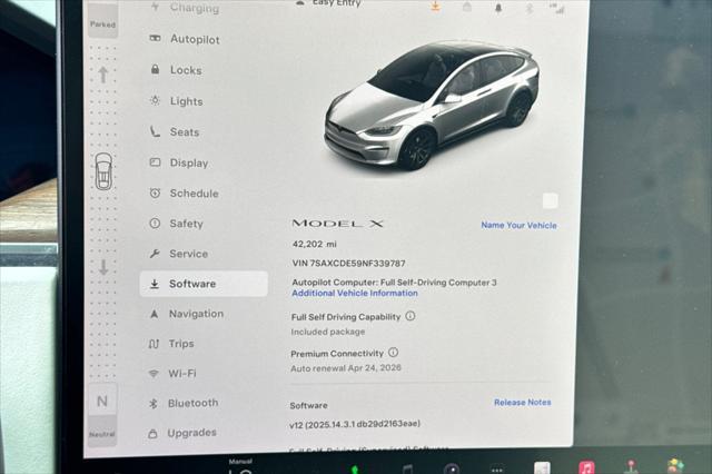 used 2022 Tesla Model X car, priced at $54,984