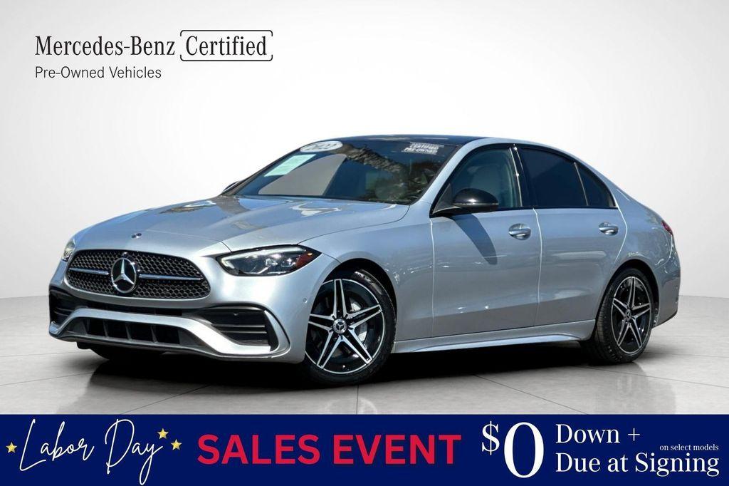 used 2022 Mercedes-Benz C-Class car, priced at $33,883