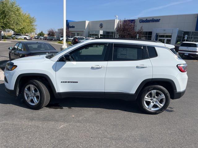 used 2023 Jeep Compass car, priced at $21,613