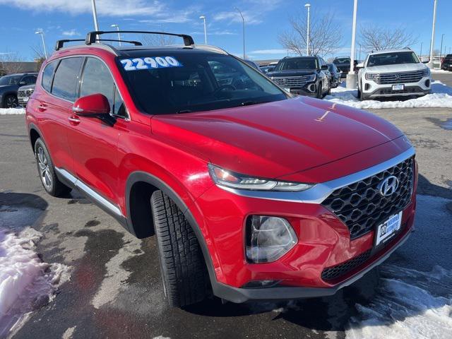 used 2020 Hyundai Santa Fe car, priced at $22,900