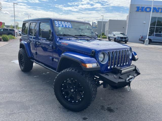 used 2018 Jeep Wrangler Unlimited car, priced at $35,000