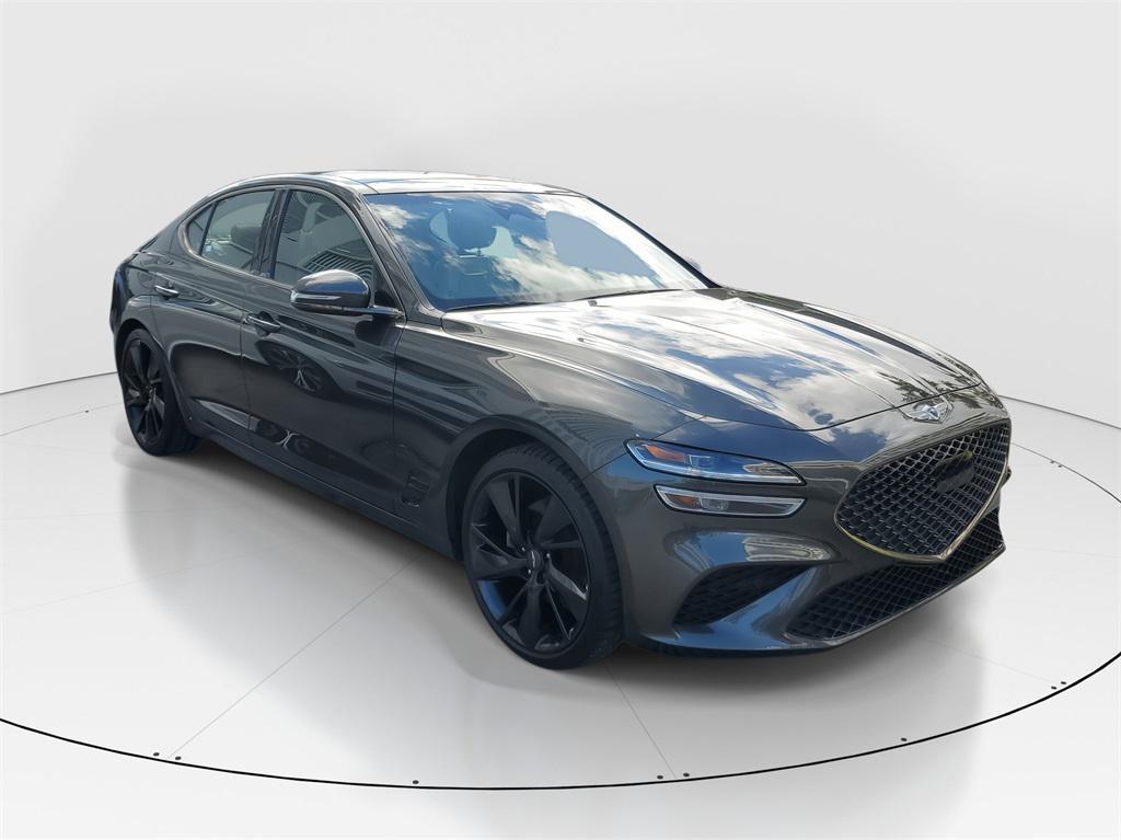 used 2023 Genesis G70 car, priced at $29,562