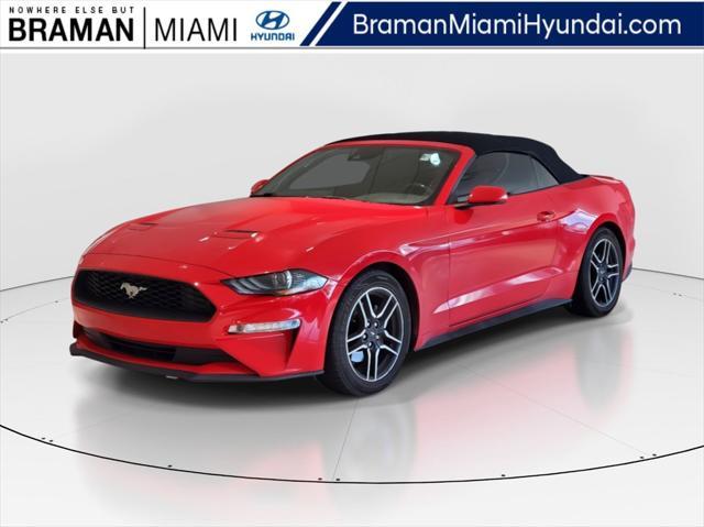 used 2021 Ford Mustang car, priced at $19,490