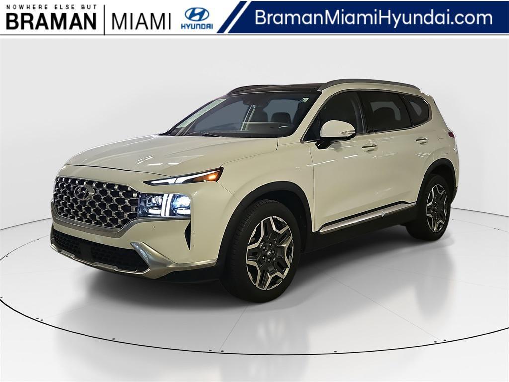 used 2021 Hyundai Santa Fe car, priced at $23,399