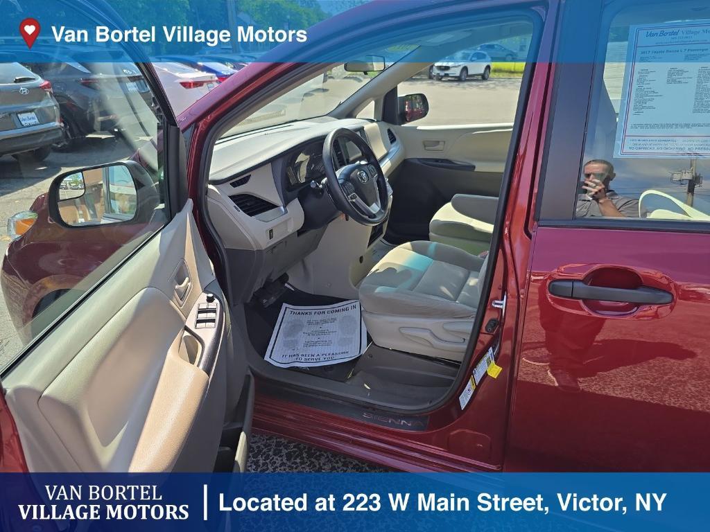 used 2017 Toyota Sienna car, priced at $22,900