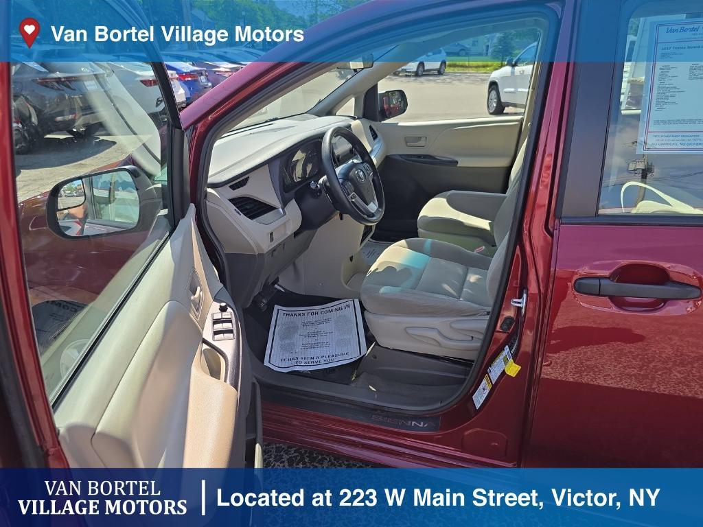 used 2017 Toyota Sienna car, priced at $22,900