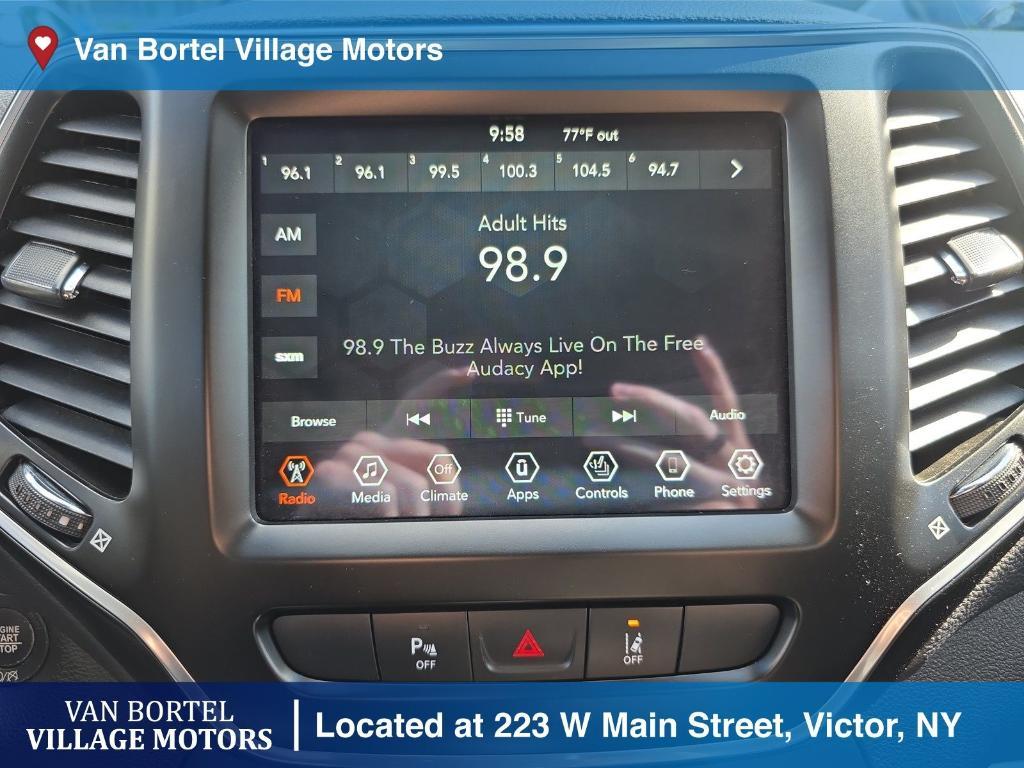 used 2021 Jeep Cherokee car, priced at $22,495