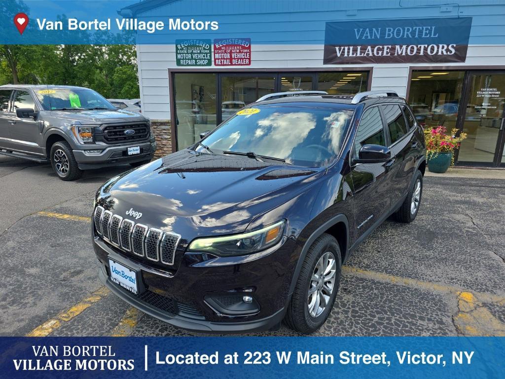used 2021 Jeep Cherokee car, priced at $22,900