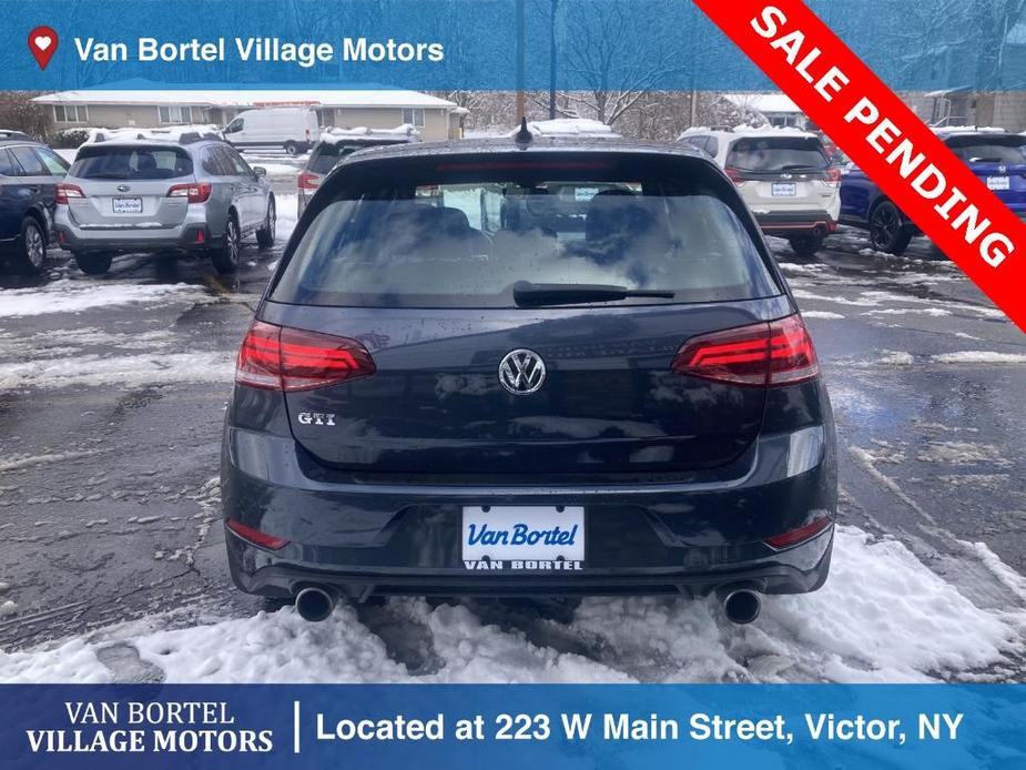 used 2018 Volkswagen Golf GTI car, priced at $19,900