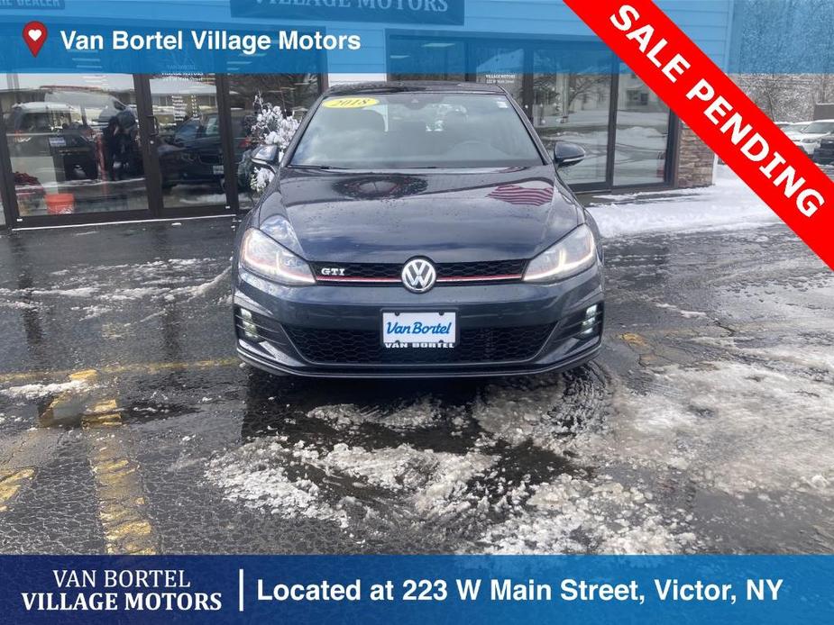 used 2018 Volkswagen Golf GTI car, priced at $19,900