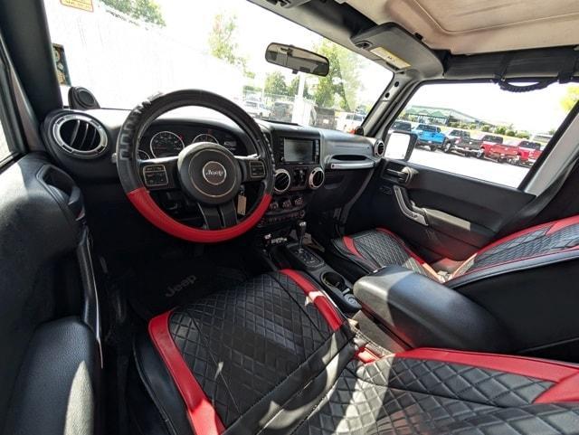 used 2012 Jeep Wrangler Unlimited car, priced at $14,922