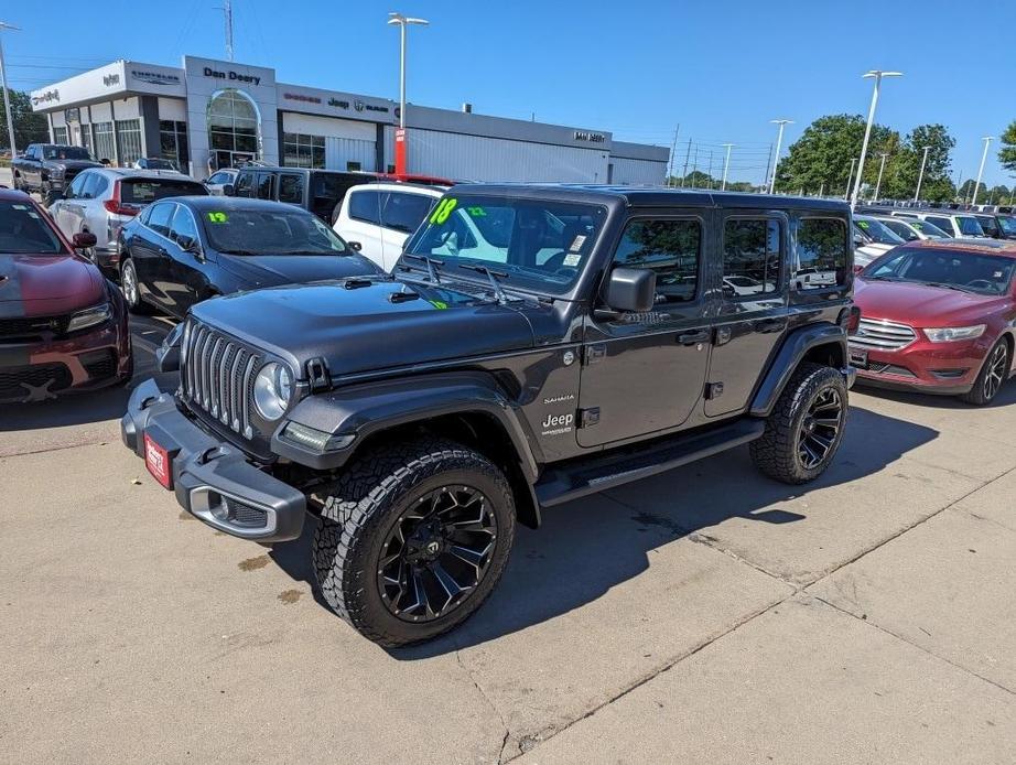 used 2018 Jeep Wrangler Unlimited car, priced at $32,474
