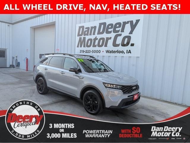 used 2022 Kia Sorento car, priced at $25,201