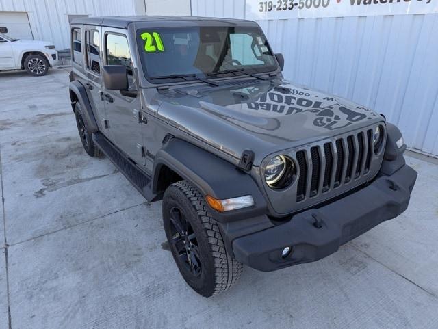 used 2021 Jeep Wrangler Unlimited car, priced at $27,379