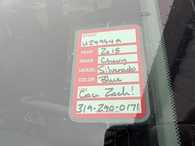 used 2015 Chevrolet Silverado 1500 car, priced at $16,985