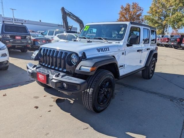 used 2021 Jeep Wrangler Unlimited car, priced at $26,932