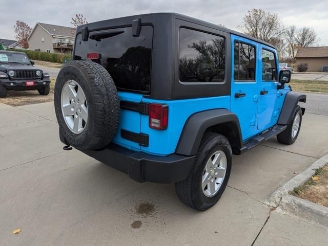 used 2017 Jeep Wrangler Unlimited car, priced at $24,237