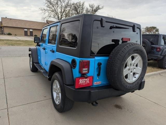 used 2017 Jeep Wrangler Unlimited car, priced at $24,237