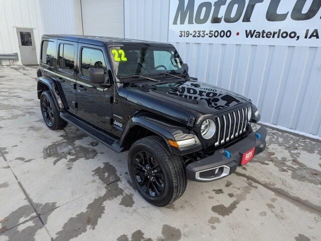 used 2022 Jeep Wrangler Unlimited 4xe car, priced at $28,509