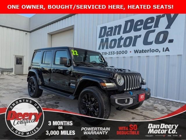 used 2022 Jeep Wrangler Unlimited 4xe car, priced at $28,509