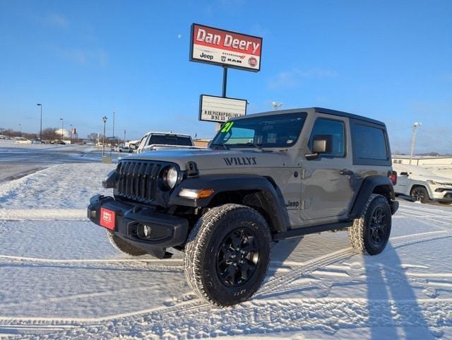 used 2021 Jeep Wrangler car, priced at $24,675