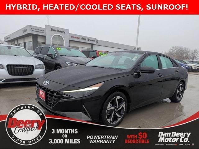 used 2022 Hyundai Elantra HEV car, priced at $16,226