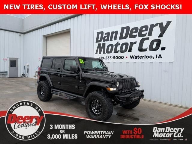 used 2021 Jeep Wrangler Unlimited car, priced at $29,192