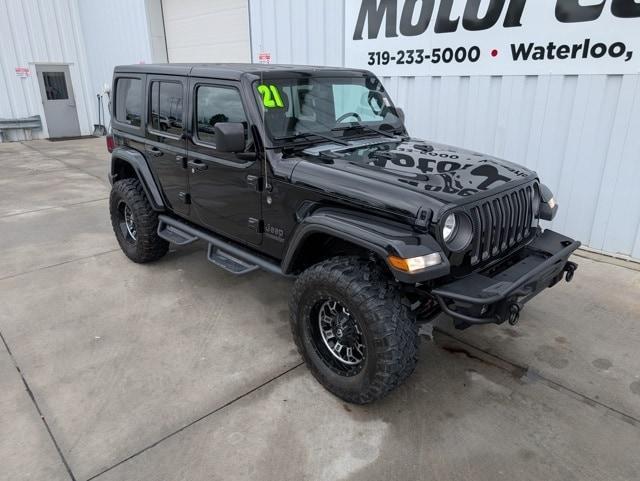 used 2021 Jeep Wrangler Unlimited car, priced at $29,192