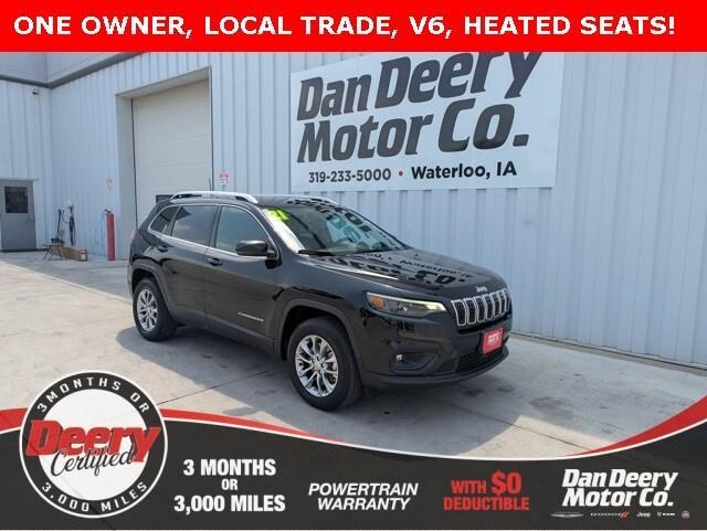 used 2021 Jeep Cherokee car, priced at $22,848