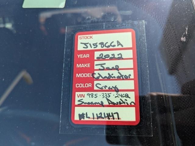 used 2022 Jeep Gladiator car, priced at $33,175