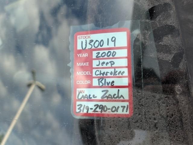used 2000 Jeep Cherokee car, priced at $5,500