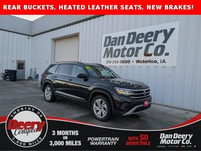 used 2021 Volkswagen Atlas car, priced at $17,999