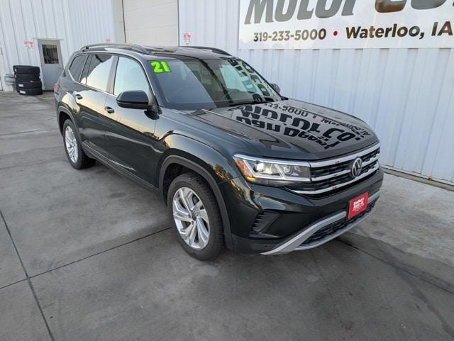 used 2021 Volkswagen Atlas car, priced at $17,897
