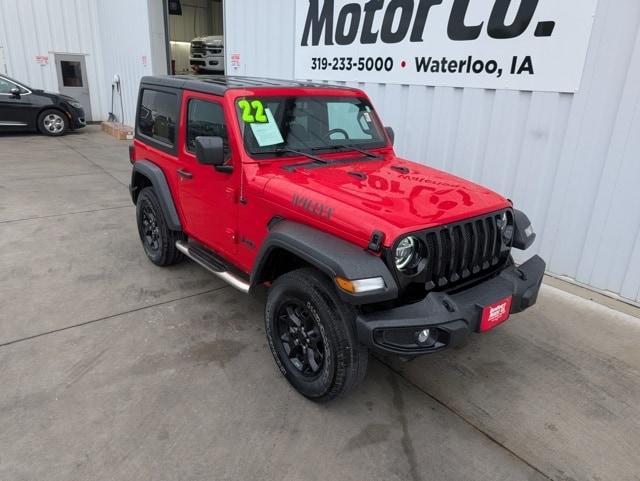 used 2022 Jeep Wrangler car, priced at $28,096