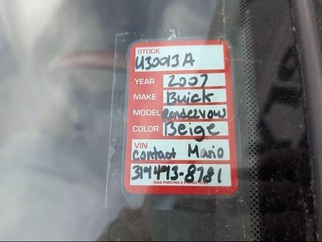 used 2007 Buick Rendezvous car, priced at $3,850
