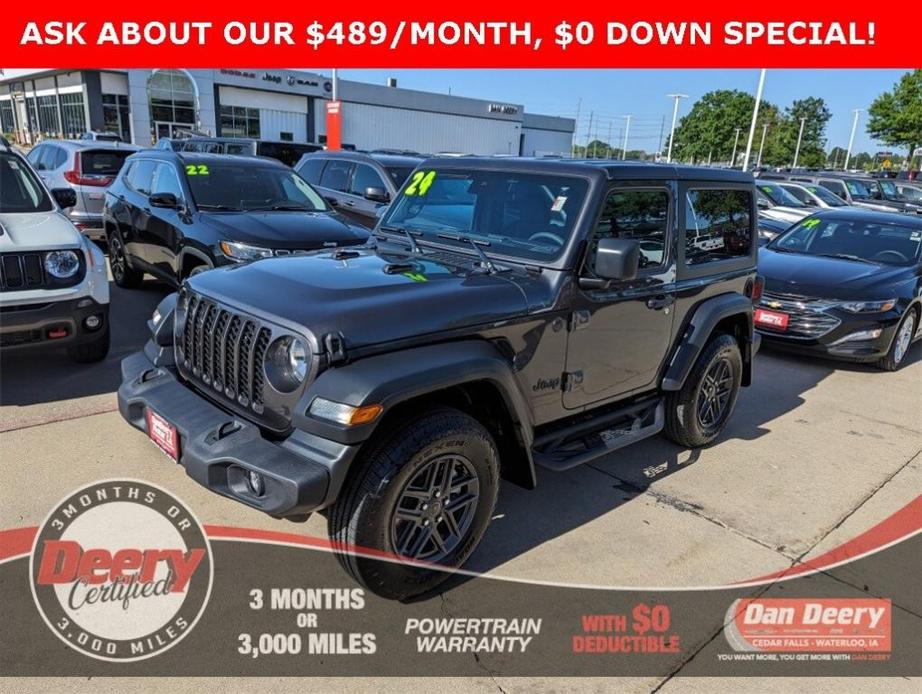 used 2024 Jeep Wrangler car, priced at $37,100