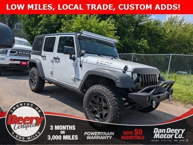 used 2017 Jeep Wrangler Unlimited car, priced at $23,985