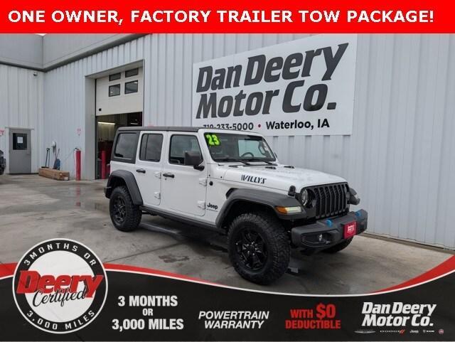 used 2023 Jeep Wrangler 4xe car, priced at $27,743