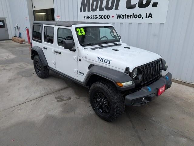 used 2023 Jeep Wrangler 4xe car, priced at $27,743