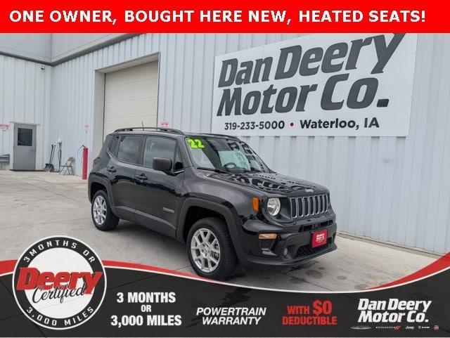 used 2022 Jeep Renegade car, priced at $18,725