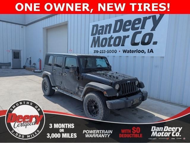 used 2017 Jeep Wrangler Unlimited car, priced at $19,750