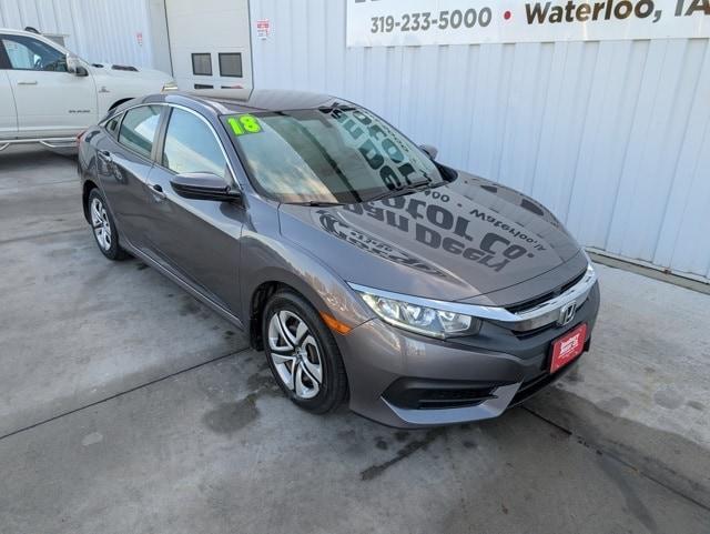 used 2018 Honda Civic car, priced at $17,595