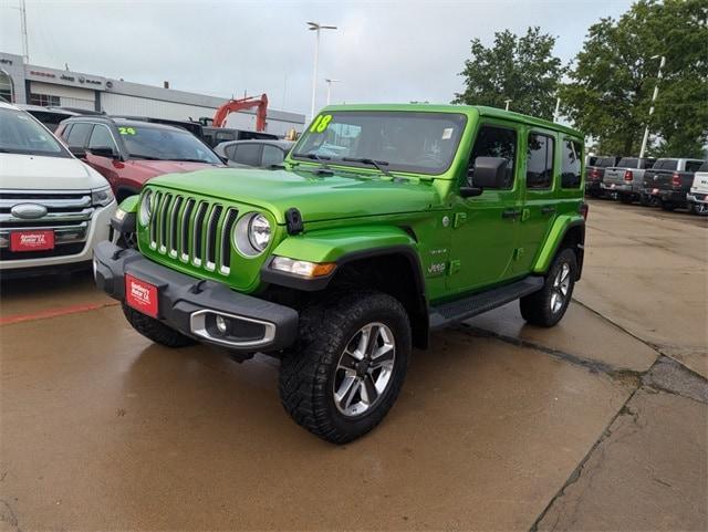 used 2018 Jeep Wrangler Unlimited car, priced at $24,888