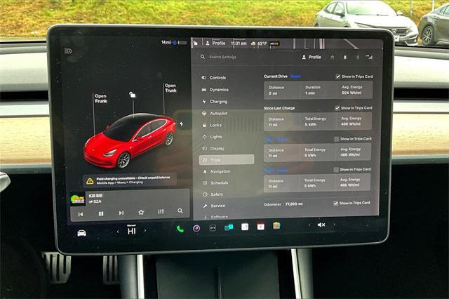 used 2018 Tesla Model 3 car, priced at $22,888