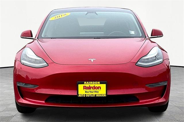 used 2018 Tesla Model 3 car, priced at $22,888