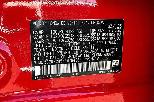 new 2025 Honda HR-V car, priced at $30,395