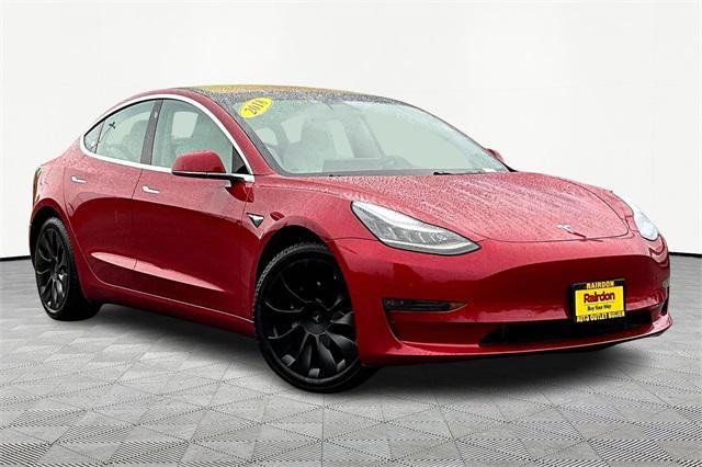 used 2018 Tesla Model 3 car, priced at $27,977