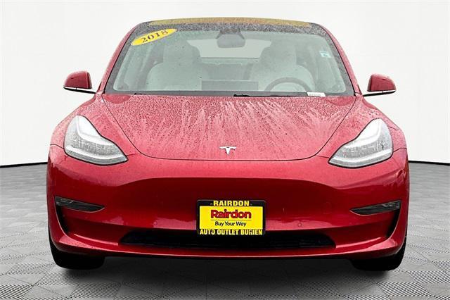 used 2018 Tesla Model 3 car, priced at $27,977